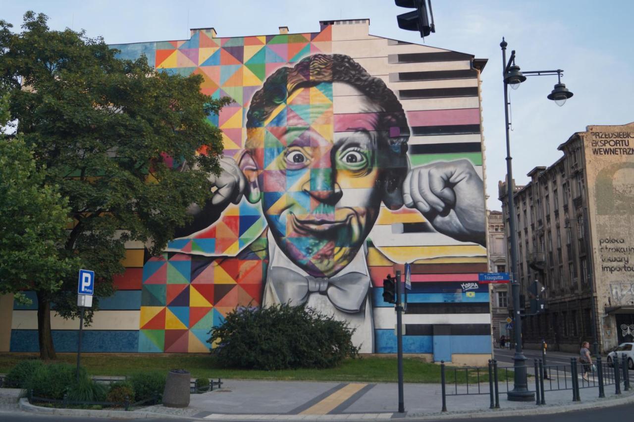 N23 Dwupoziomowy Apartament Lodz Centrum Wi-Fi Klimatyzacja Luaran gambar