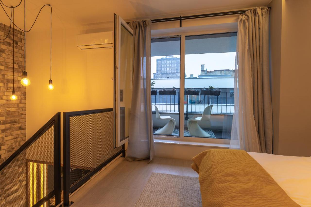 N23 Dwupoziomowy Apartament Lodz Centrum Wi-Fi Klimatyzacja Luaran gambar