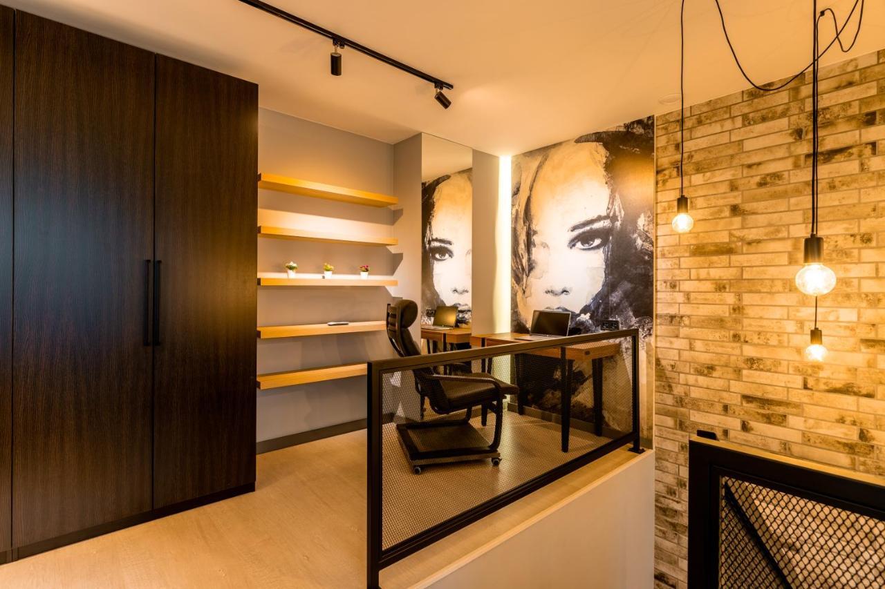 N23 Dwupoziomowy Apartament Lodz Centrum Wi-Fi Klimatyzacja Luaran gambar