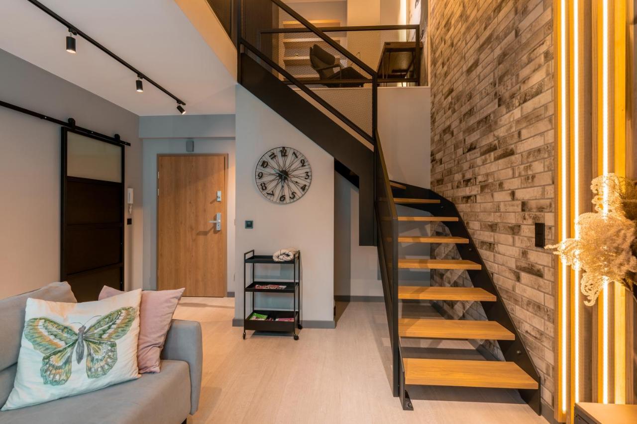 N23 Dwupoziomowy Apartament Lodz Centrum Wi-Fi Klimatyzacja Luaran gambar
