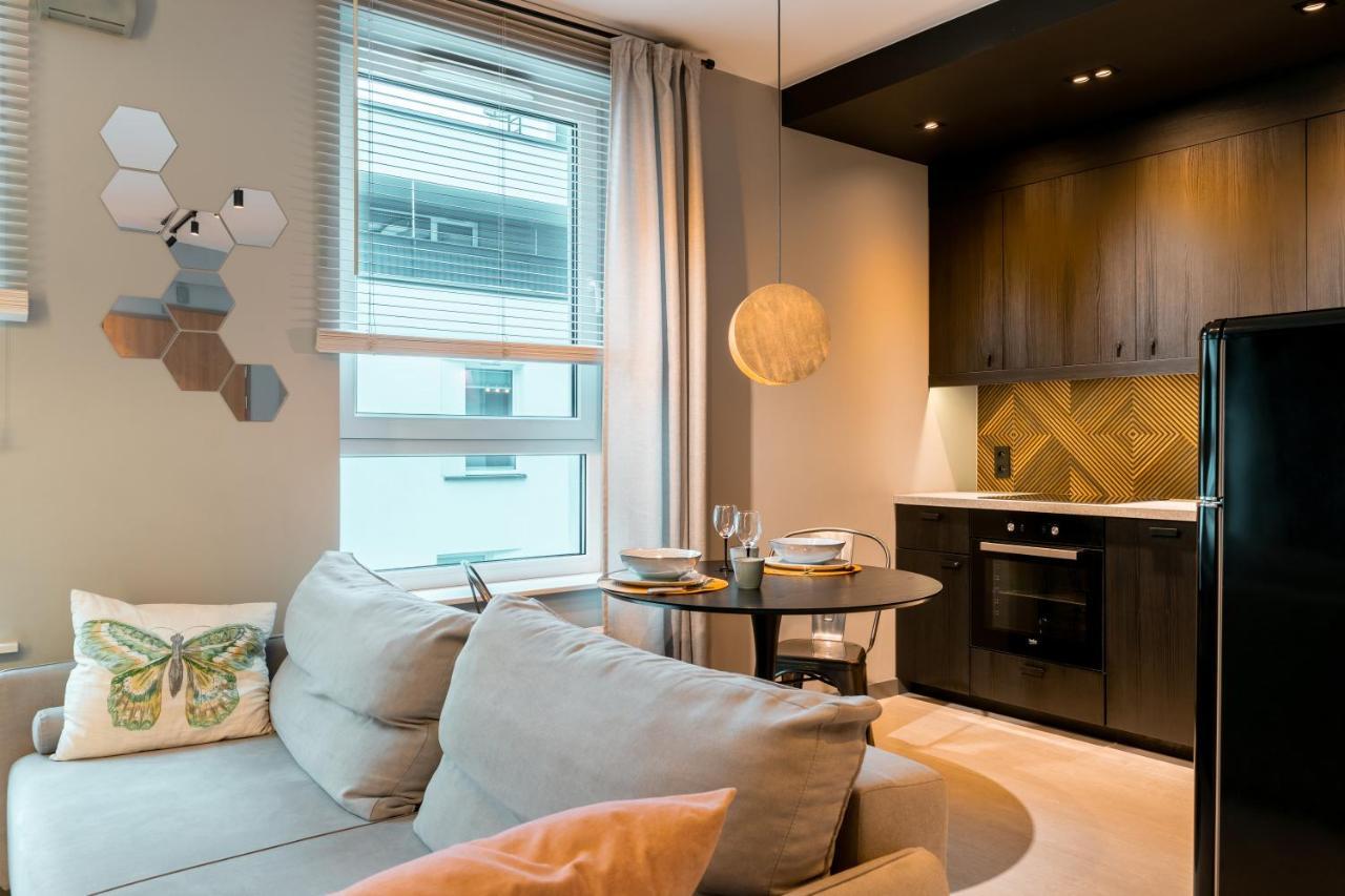 N23 Dwupoziomowy Apartament Lodz Centrum Wi-Fi Klimatyzacja Luaran gambar