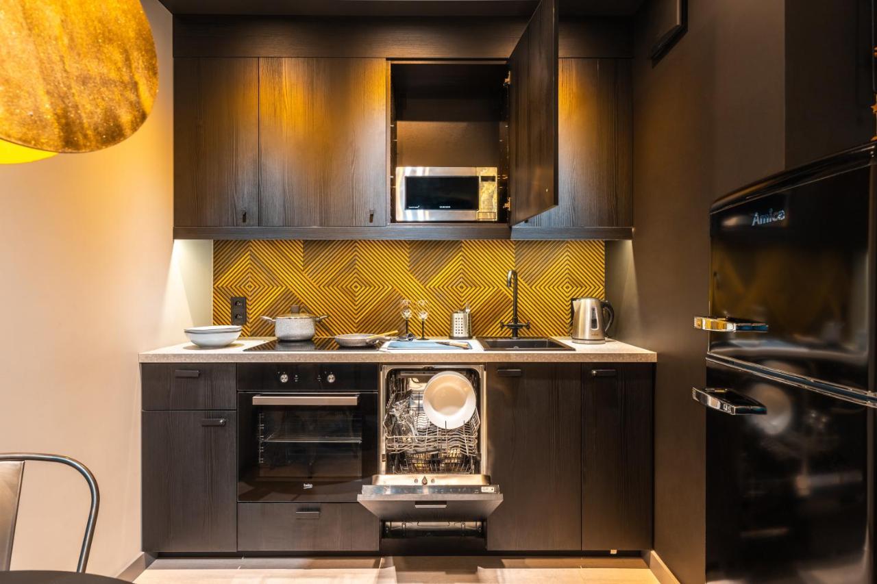 N23 Dwupoziomowy Apartament Lodz Centrum Wi-Fi Klimatyzacja Luaran gambar